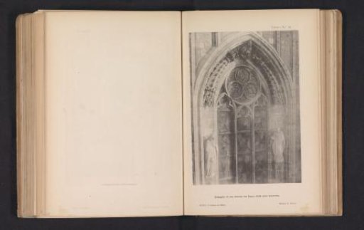 View of a window in the transept of the Milan Cathedral