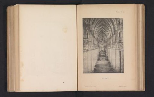 View of the interior of the nave of the Milan Cathedral