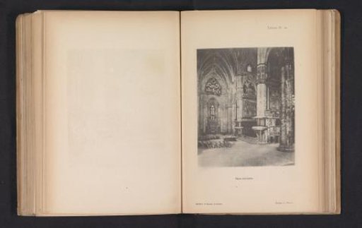 View of the interior of the transept of Milan Cathedral