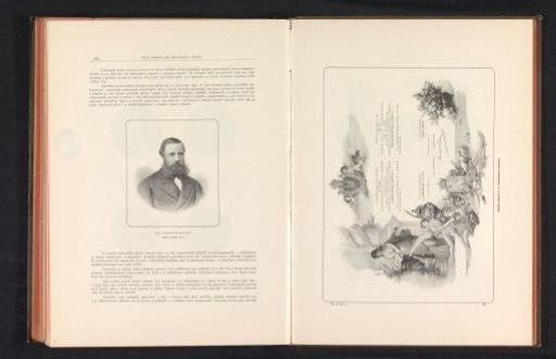 Photographic reproduction of a drawing depicting a portrait of Jan Harrach
