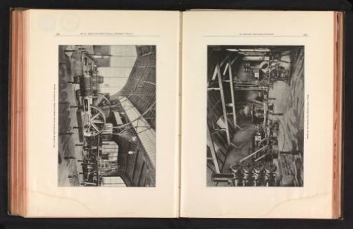 Interior of a Machine Room with an Exhibition of the Mechanical Drive Company Ruston in Prague