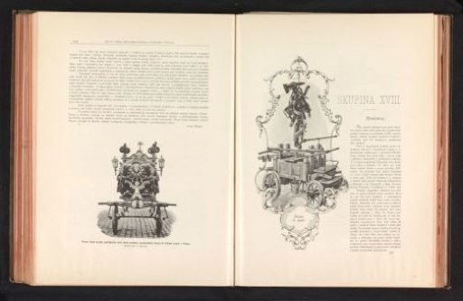 Photographic reproduction of a drawing depicting a fire engine