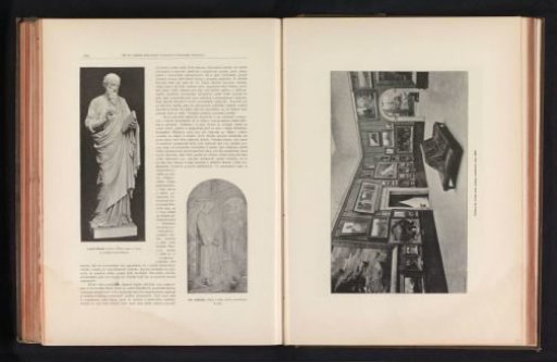 Interior of a painting exhibition