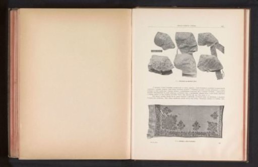 Lace caps from Central Bohemia and a cloth from the vicinity of Hořičky