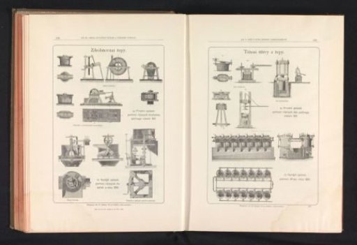 Photographic reproduction of a drawing depicting machines for extracting juice from sugar beets