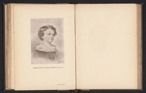 Photographic reproduction of a drawing by Charles Allen Duval of Richard Brooks, son of Richard Cobden, after a drawing by Richard Brooks