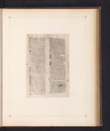 Photographic reproduction of a page of the Catholicon