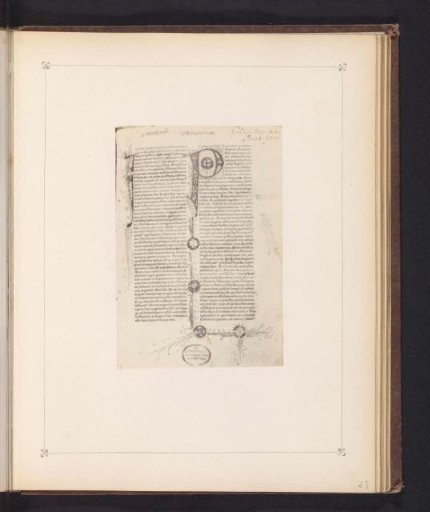 Photographic reproduction of the last page of the Mainz Psalter