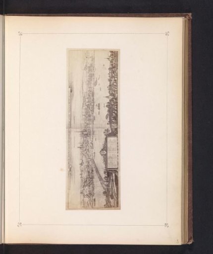 Photographic reproduction of a print depicting a view of Mainz