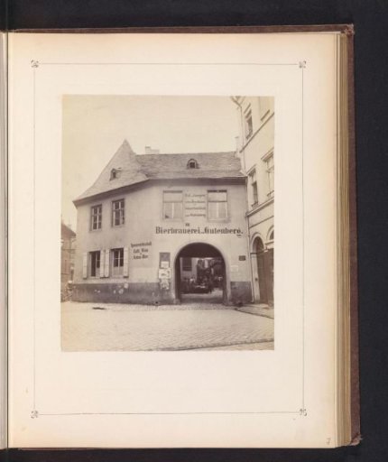 Exterior of the former printing house of Johannes Gutenberg in Mainz