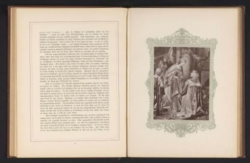 Photographic reproduction of a painting presumably depicting Maria of Spain and Emperor Maximilian II