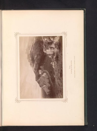 Photographic reproduction of a painting of Mount Rigi