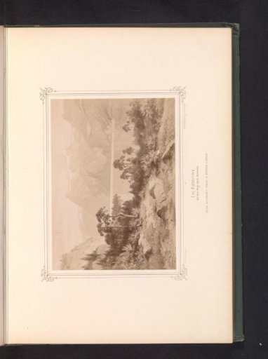 Photographic reproduction of a painting of the Urirotstock mountain