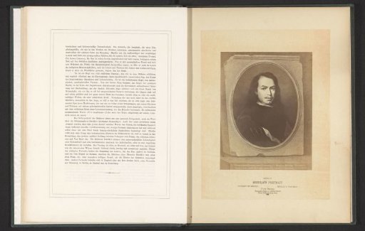 Photographic reproduction of an engraving after a self-portrait by Bartolomé Esteban Murillo