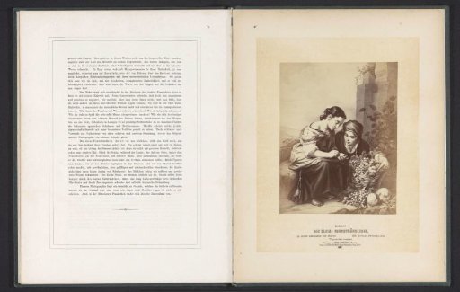 Photographic reproduction of a print after a painting of a Young Fruit Seller by Bartolomé Esteban Murillo