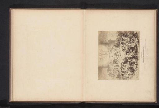 Photographic reproduction of a drawing of the construction of the Tower of Babel for wall paintings for the stairwell of the Neues Museum in Berlin