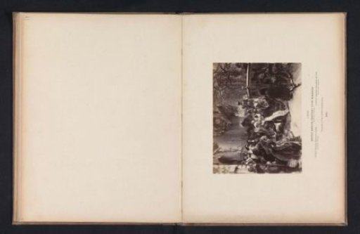 Photographic reproduction of a painting of Gustavus Adolphus receiving his wife by Adolf Menzel