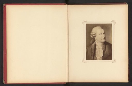 Photographic reproduction of a portrait of Friedrich Gottlieb Klopstock