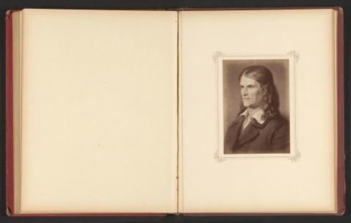 Photographic reproduction of a portrait of Friedrich Rückert