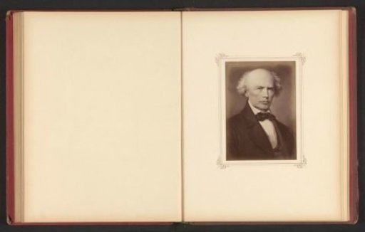Photographic reproduction of a portrait of Ludwig Uhland