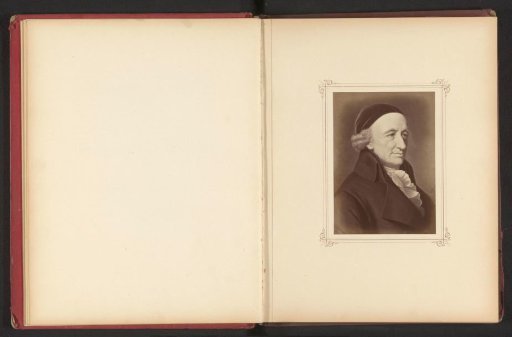 Photographic reproduction of a portrait of Christoph Martin Wieland