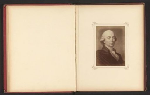 Photographic reproduction of a portrait of Johann Gottfried Herder