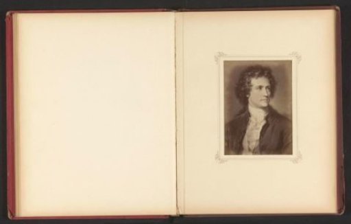 Photographic reproduction of a portrait of Johann Wolfgang von Goethe