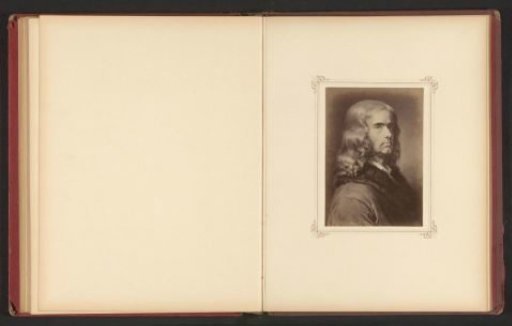 Photographic reproduction of a portrait of Adelbert von Chamisso