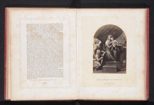 Photographic reproduction of a print after the Madonna del Pesce by Raphael