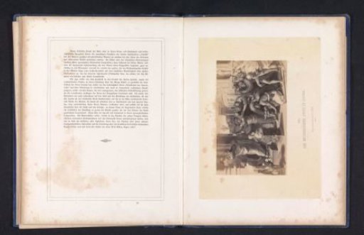 Photographic reproduction of a print after a cartoon for a tapestry by Raphael, depicting a sacrifice at Lystra