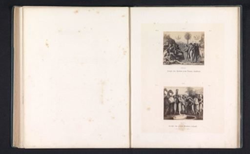 Photographic reproductions of prints after frescoes depicting Joseph Telling His Dream and Joseph Being Sold by Raphael for the loggias in the Vatican
