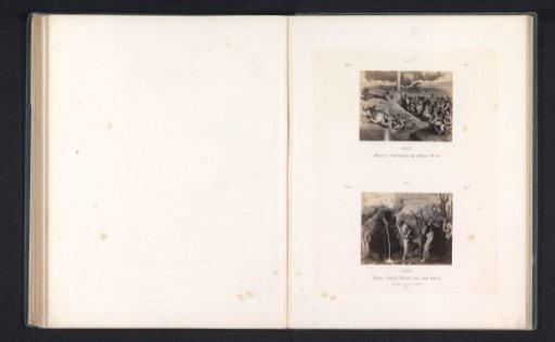 Photographic Reproductions of Prints after Frescoes with Depictions of the Downfall of the Pharaoh in the Red Sea and Moses Striking Water from the Rock by Raphael for the Loggias in the Vatican