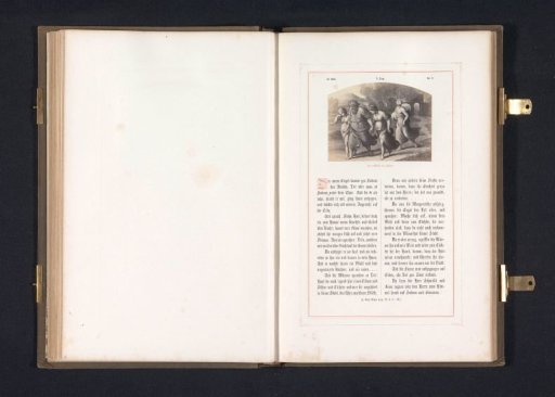 Photographic reproduction of a print after a fresco of Lot's Flight from Sodom by Raphael for the Loggias in the Vatican