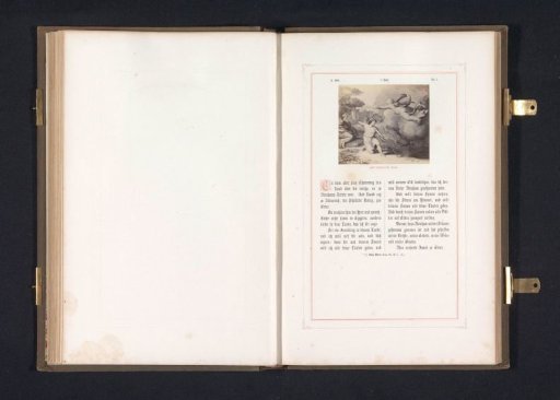 Photographic reproduction of a print after a fresco of God Appearing to Isaac by Raphael for the Loggias in the Vatican