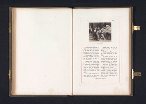 Photographic reproduction of a print after a fresco of Isaac Blessing Jacob by Raphael for the Loggias in the Vatican