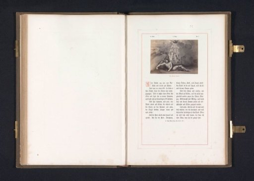 Photographic reproduction of a print after a fresco of Jacob's Dream by Raphael for the Loggias in the Vatican