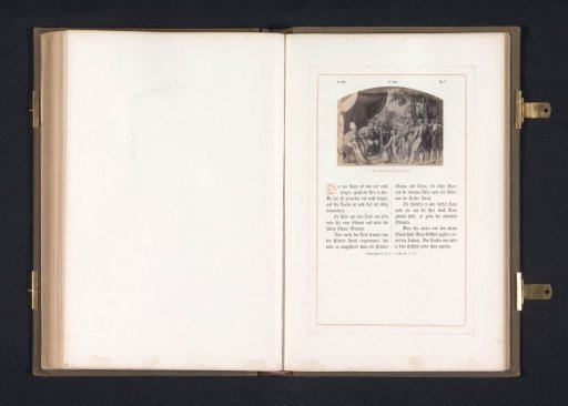 Photographic reproduction of a print after a fresco of Joshua before Eleazar for the possible division of Canaan by Raphael for the loggias in the Vatican