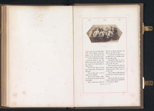 Photographic reproduction of a print after a fresco of the Last Supper by Raphael for the Loggias in the Vatican