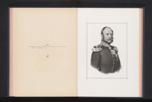 Photographic reproduction of a portrait of Wilhelm I at the age of 63