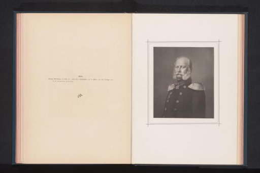 Photographic reproduction of a portrait of Wilhelm I at the age of 64