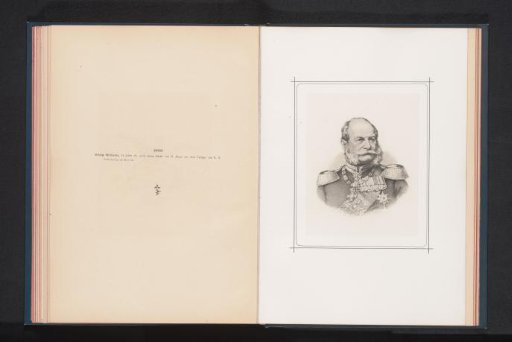 Photographic reproduction of a portrait of Wilhelm I at the age of 71