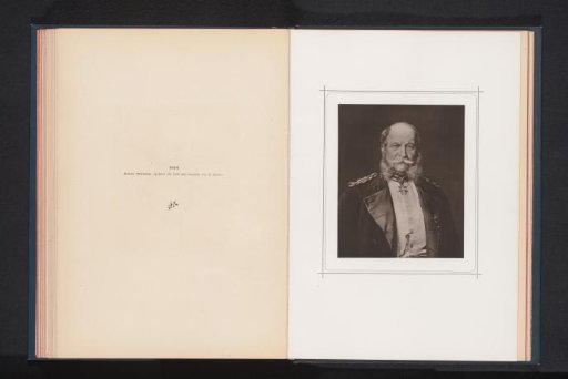 Photographic reproduction of a portrait of Wilhelm I at the age of 79