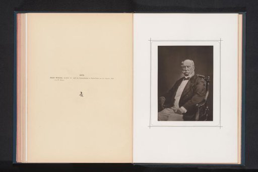 Portrait of Wilhelm I at the age of 79