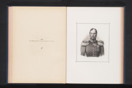 Photographic reproduction of a portrait of Wilhelm I at the age of 48