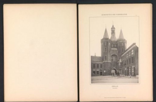 View of the Sassenpoort in Zwolle