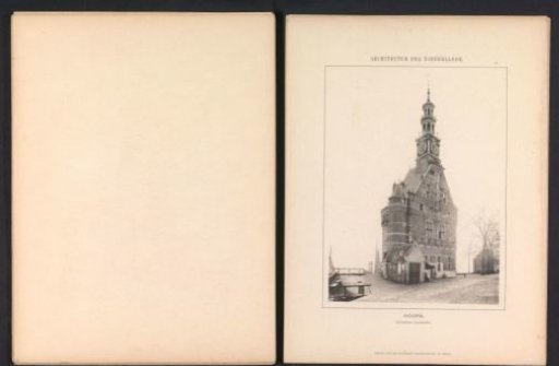 View of the Hoofdtoren in Hoorn