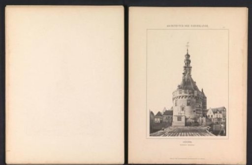 View of the Hoofdtoren in Hoorn