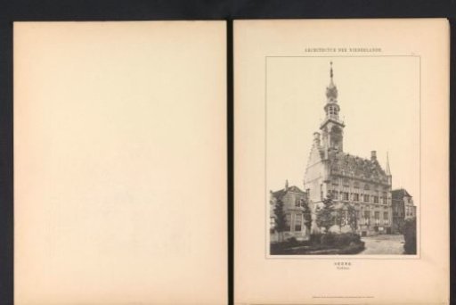 View of the town hall of Veere