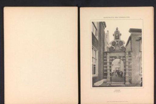 View of the Admiraliteitspoortje in Hoorn