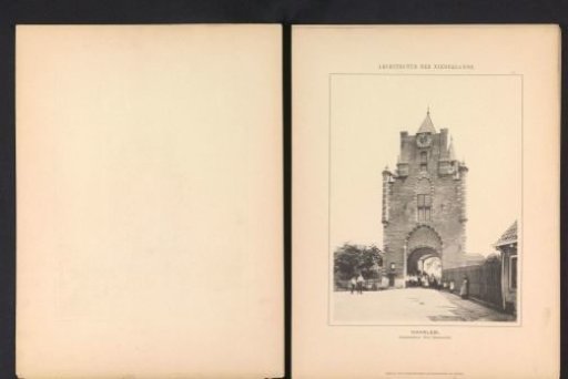 View of the Amsterdamse Poort in Haarlem